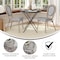 Flash Furniture Marseille Thonet French Bistro Stacking Chair, Black/White Textilene/Bamboo Print Alum Frame, 2PK 2-SDA-AD642002S-TXT-BLKWH-LTNAT-GG - alternate 3